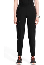 Black Cherokee Scrubs Infinity Mid Rise Tapered Leg Jogger Pant CK110A BAPS
