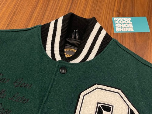 2014 ROOTS DRAKE OVO NOTHING WAS THE SAME OMEGA LETTERMAN VARSITY JACKET GREEN S - Picture 3 of 24