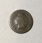 1869 1C Indian Head Cent in AG Condition