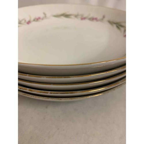 Vintage Prestige Japan Fine China Purple Floral Soup Bowl, Set of 5 - Picture 8 of 8