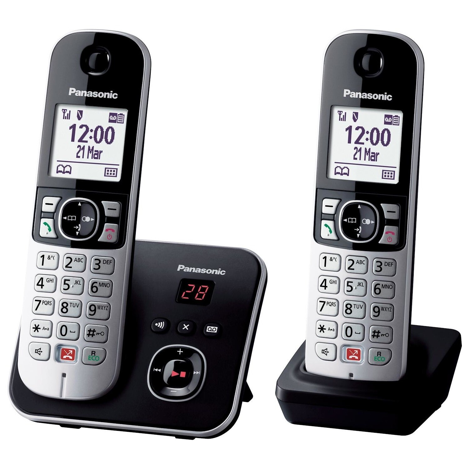 Cordless Panasonic con segreteria Duo TG6862