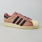 Women's ADIDAS 'Superstar 80s' Sz 8 US Shoes Pink White Low | 3+ Extra 10% Off