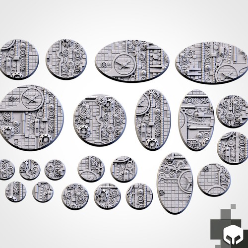 Warhammer Base Resin printed all size Wargame - Foto 21 di 31