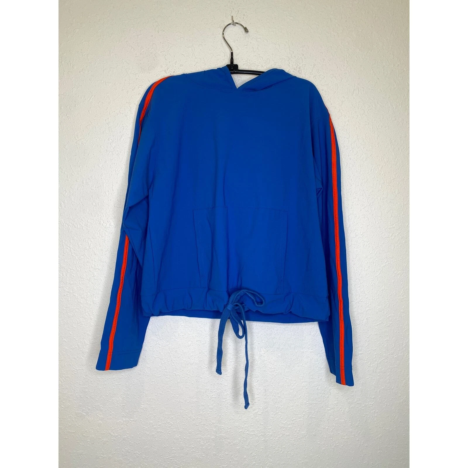 Kinona Hit The Range Longsleeve Golf Hoodie Blueberry Blue EUC Sz S Stretchy