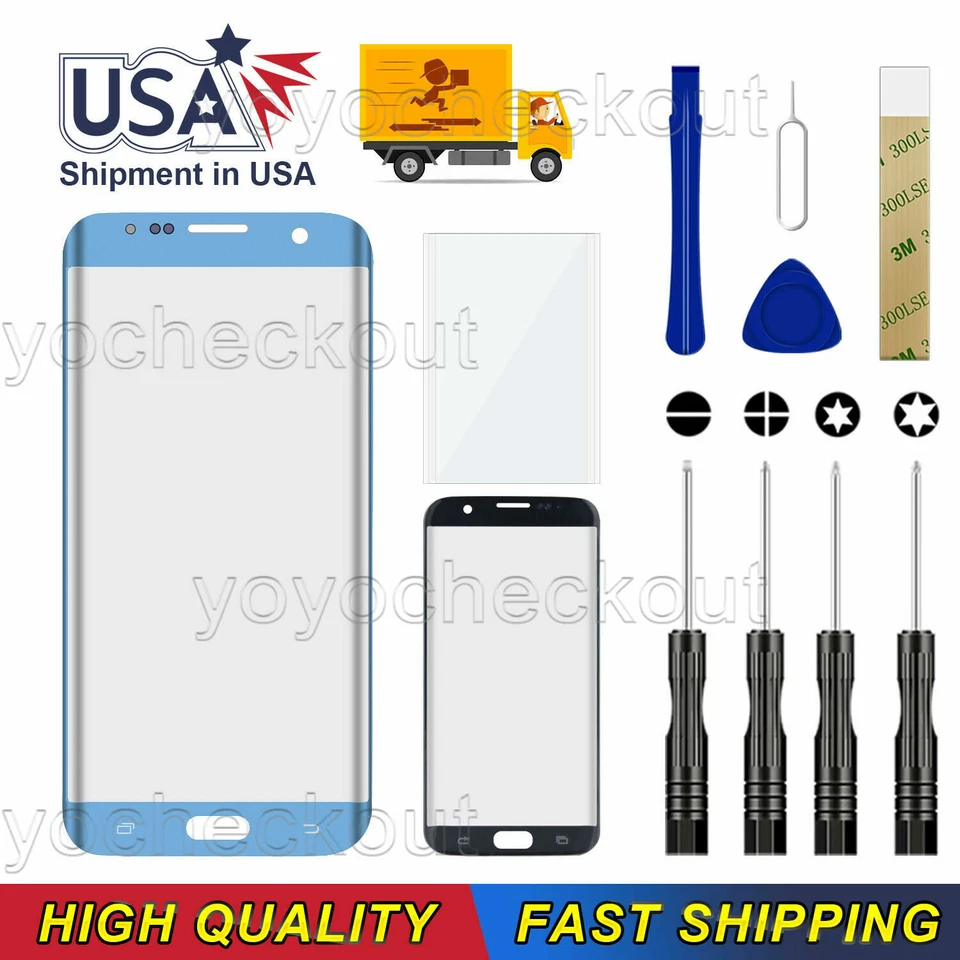 For Samsung Galaxy S7 Edge Duos SM-G935FD Replacement Glass Lens Screen US - Image 4 of 4