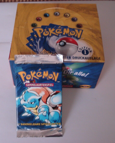 1999 POKE'MON German 1ST ED BLASTOISE- FACT. SEALED-GUARENTEED UNOPENED-ONE PACK - Picture 3 of 3