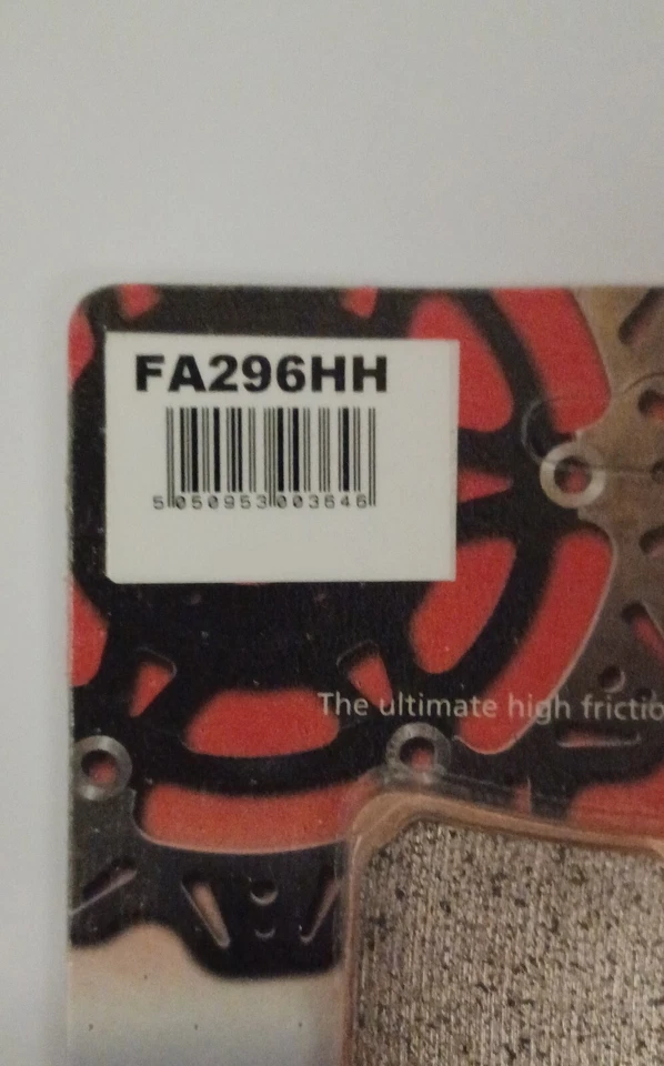 Pastillas de freno de disco delanteras sinterizadas EBC (1 juego) para HYOSUNG ST7 ST700 (2010 a 2015) Foto 3 de 4