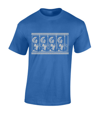 PHALANX SPARTAN HERREN T SHIRT COOL GRIECHISCHES KRIEGER DESIGN RÖMISCHER SOLDAT TOP