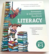 Assessment & Intervention Handbook Literacy K-1 Home School Book Phonological Aw