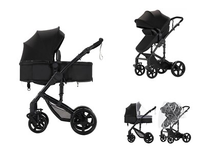 New Baby Strolley 2 in 1 Folding Comfortable Stroller Walker High Landscape Car