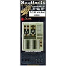 HGW 132082 1/32 B-25 Mitchell seatbelts with photo etch