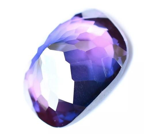 Natural Purple-Blue Tanzanite 34.75 CT Cushion IF Certified Flawless Gemstone - Picture 8 of 8