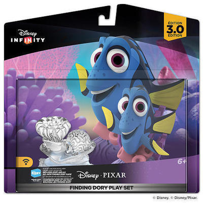 NEW NIB DISNEY PIXAR FINDING DORY INFINITY NEW SEALED PLAY SET WITH CRYSTAL