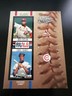 2005 Donruss Leather & Lumber Rivals - Bob Gibson Ernie Banks #1963/2000