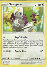 POKEMON CARD ORANGURU 114/156 NO 765 SAGE POKEMON TCG CCG