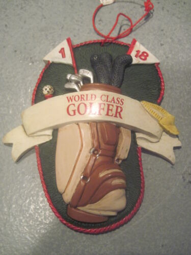 MIDWEST OF CANNON FALLS IMPORTERS 'WORLD CLASS GOLFER' ORNAMENT - Picture 1 of 2
