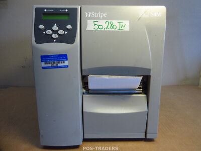 Zebra S4M S4M00-200E-0200T Barcode Label Printer LAN USB-B SERIAL- 50.280 IN