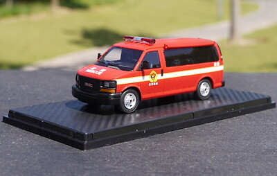 Sunyork 1/43 Scale GMC Savana Red Resin Car Model Toy Collection Gift NIB 