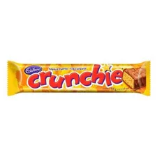 24x CRUNCHIE Chocolate Bars Full Size 41g Each CADBURY Canada- FRESH & DELICIOUS