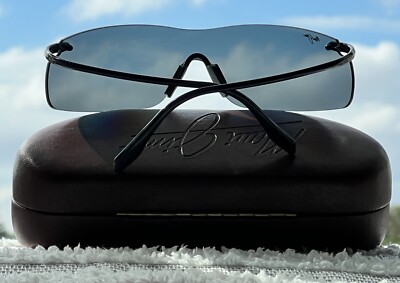 Maui Jim Breakwater MJ 510 02 Black Frame + Grey Polarized Lens