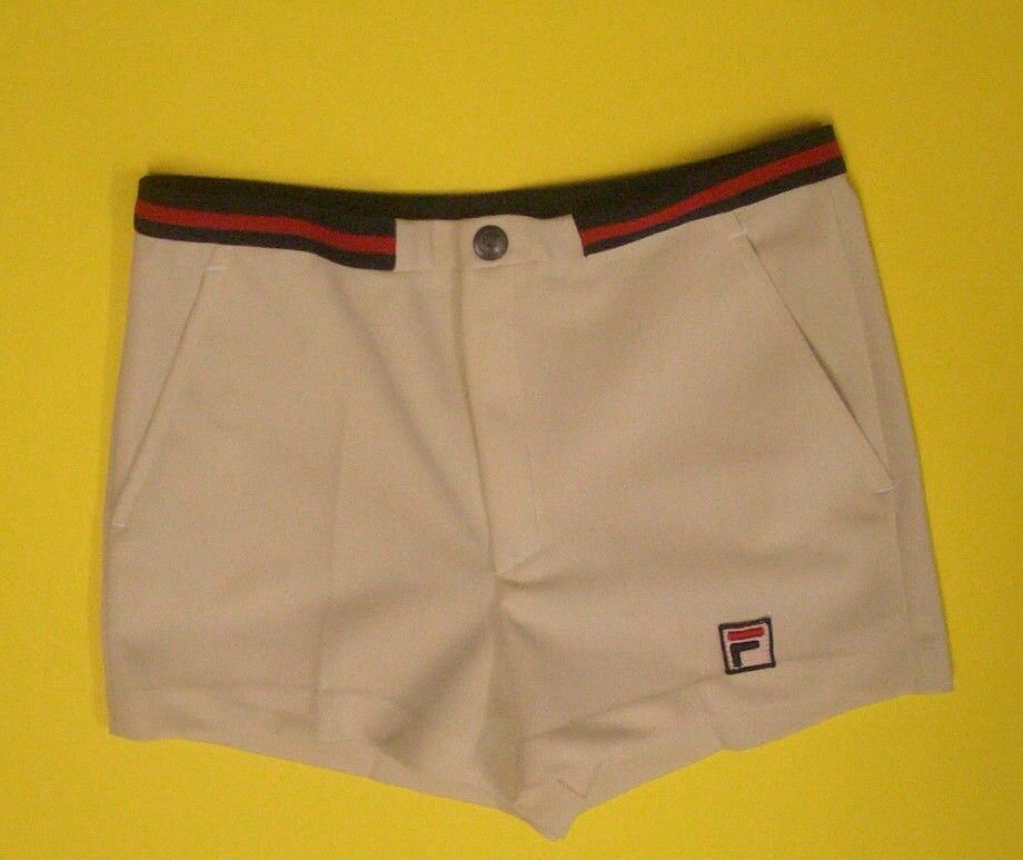 short pantaloncino corto tennis junior bambino vintage anni '70 fila