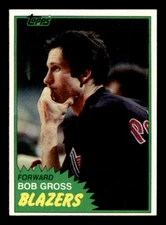 1981 Topps West Basketball #84 Bob Gross NM/MT