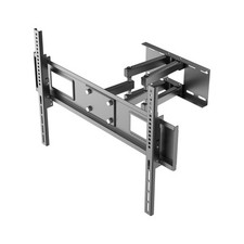 Panel Plano TV Montaje en Pared Movimiento Completo Inclinación Giratorio LCD LED 32"-65" Doble Brazo