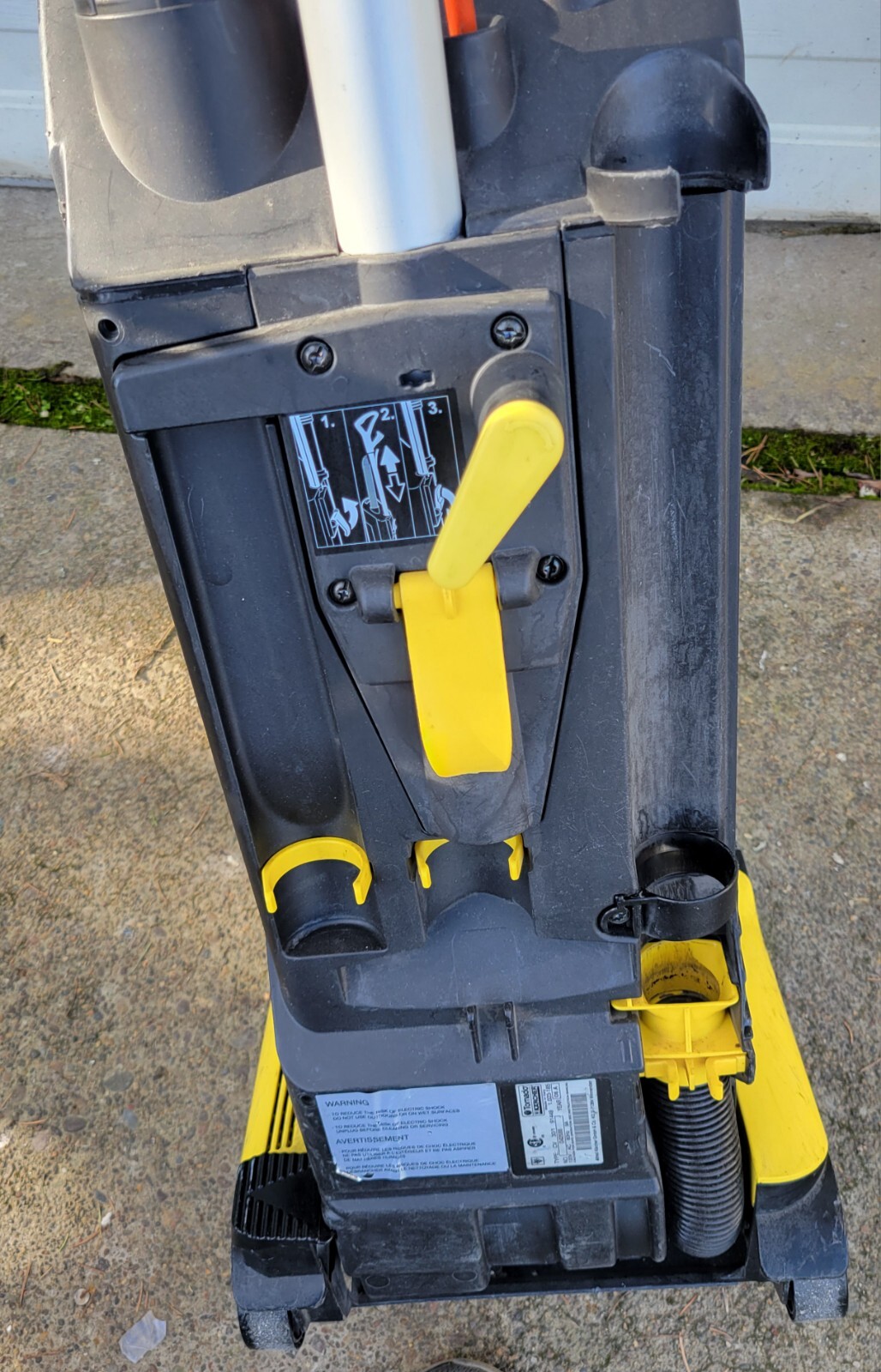 Yellow TORNADO CV30 CV 30/1 Commercial Upright Vacuum Cleaner NO HOSE