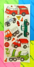 Things That Go Rescue Vehicles Me & My Big Ideas Large Sticker Sheet