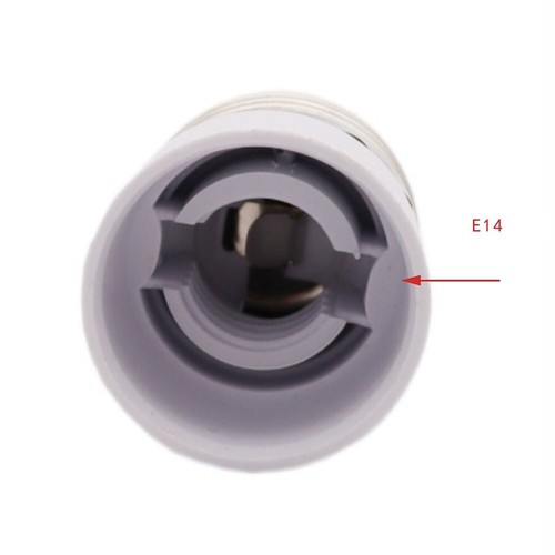 Efficient E27 auf E14 Lampe Steckschl??ssel Adapter f??r Easy Birne Ersatz 4er S - Bild 8 von 8