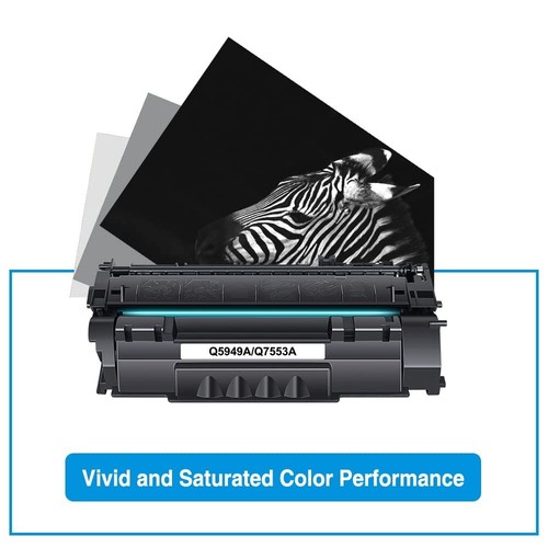 TRUE IMAGE Compatible Toner Cartridge Replacement for HP 49A Q5949A 53A Q7553A 4 - Picture 3 of 8