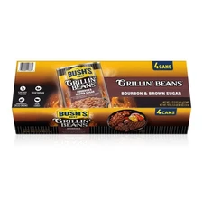 Bush's Bourbon and Brown Sugar Grillin' Beans 22 oz., 4 pk.