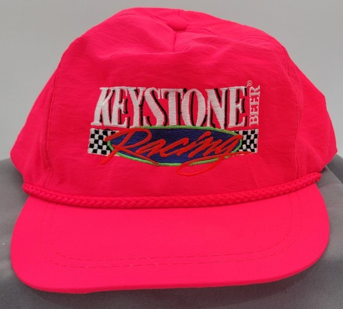 NASCAR Keystone Beer Racing Fluorescent Adjustable Rope Hat
