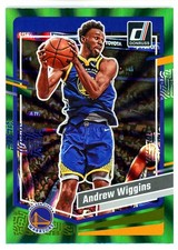 Andrew Wiggins 2023-24 Donruss GREEN LASER HOLO #170 Golden State Warriors