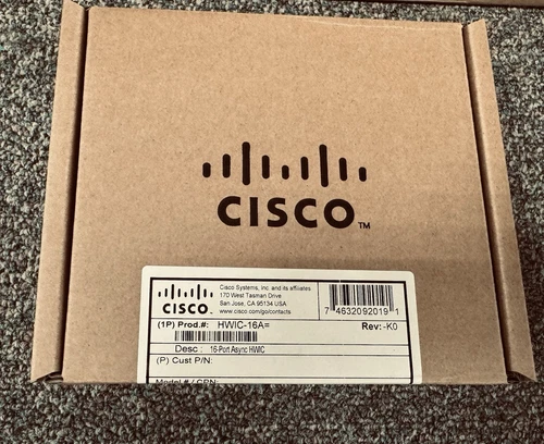 New CISCO HWIC-16A 16 PORT ASYNC HIGH SPEED WAN INTERFACE