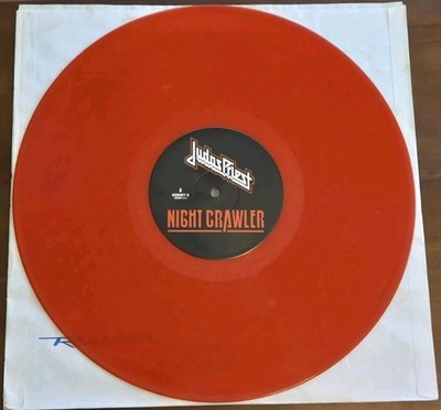 JUDAS PRIEST 1993 ''NIGHT CRAWLER'' Red Vinyl