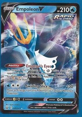 Pokémon - Empoleon V 040/163 Ultra Rare NM Englisch - Battle Styles