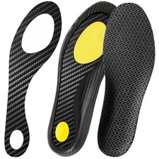 Carbon Fiber Insole for Men and Women -Sport Shock Absorbing Shoe Insert for ...