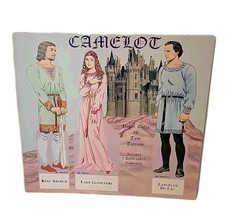 Vtg Shackman CAMELOT Paper Dolls by Tom Tierney 7 Dolls King Arthur Lancelot NOS