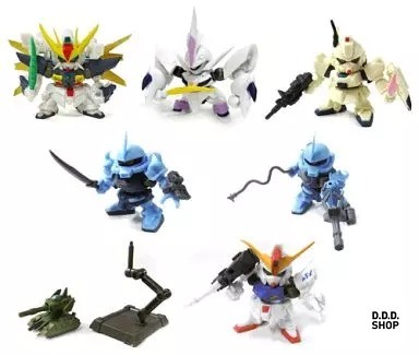 Mobile Suit Gashapon Senshi NEXT 21 Trading Figur komplett 7-teiliges Set