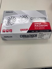 ASRock AMD Radeon RX 6600 Challenger 8GB GDDR6 Graphics Card WHITE