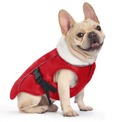 Emust Winter Dog Jacket Windproof Dog Apparel For Cold Weather Reflective Coats