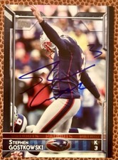 Stephen Gostkowski New England Patriots 2015 Topps Signed Auto Autograph Card