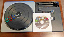 DJ Hero Turntable Controller Bundle w/ DJ Hero Game Nintendo Wii - TESTED, WORKS