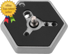 Hexagon Quick Release Plate for Tripod Camera Bogen Quick Release Quick Release