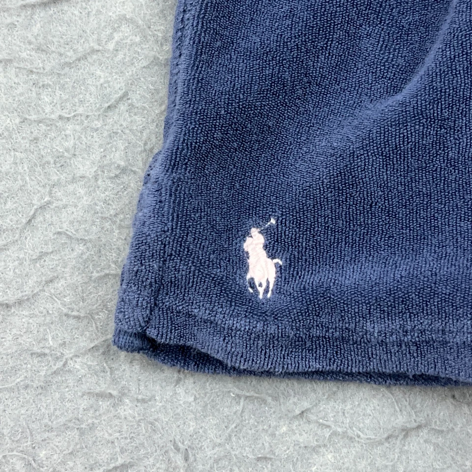 Polo Ralph Lauren Dress Girl's XL 16 Blue Ruffled Terry Cover-Up Pool Beach Swim - Image 2 of 4