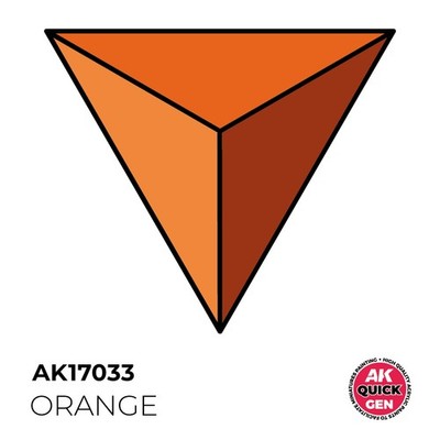 AK-17033 AK Interactive Quick Gen - Orange 18 ml (6 Pack)