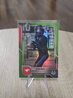 2025 Bowman University Chrome #152 Kevin Jennings Lime Green Refractor #/275