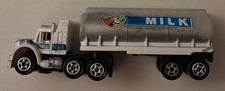 MICRO MACHINES GALOOB VINTAGE CAMION TRUCK + RIMORCHIO MILK FARM FRESH 1989