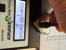 Schrott oder nicht Konvolut 73,26 Gramm oder 2,356 OZT .925 Sterlingsilber handgegossen